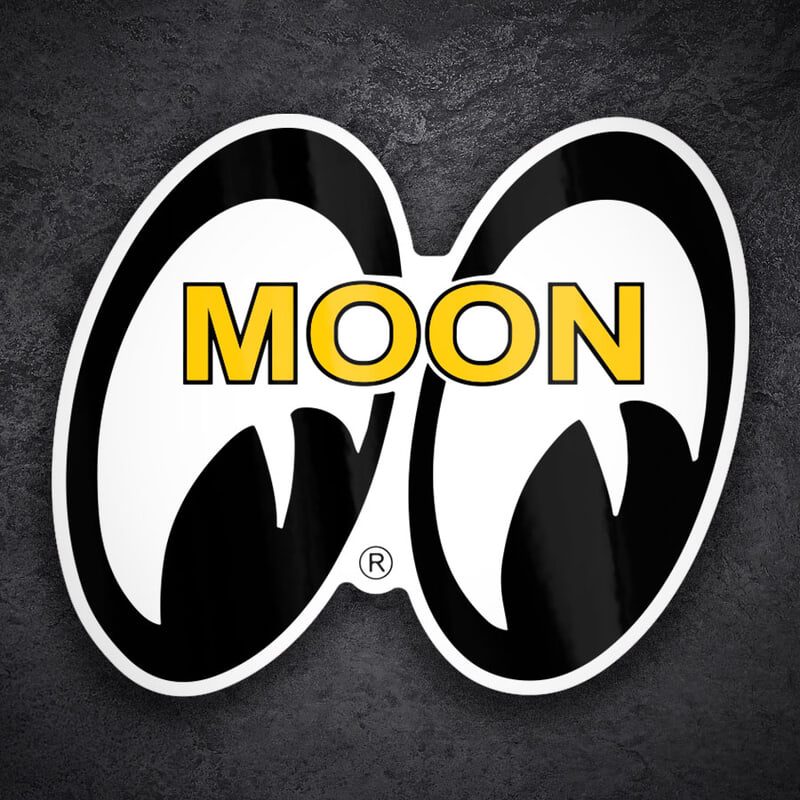 Autocollants: Logo Original Moon Eyes
