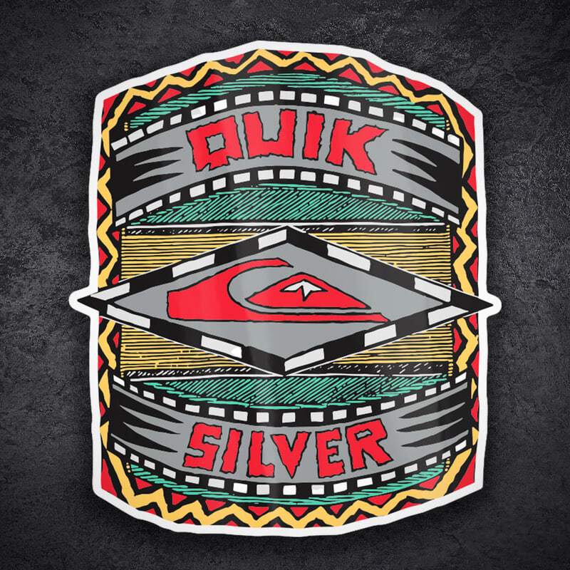 Autocollants: Quiksilver Tribal Retro