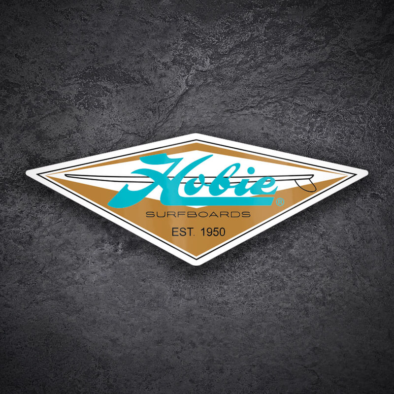 Autocollants: Hobie Surfboards Est. 1950