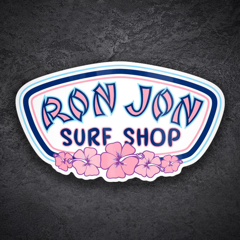Autocollants: Ron Jon Surf Shop Hibiscus