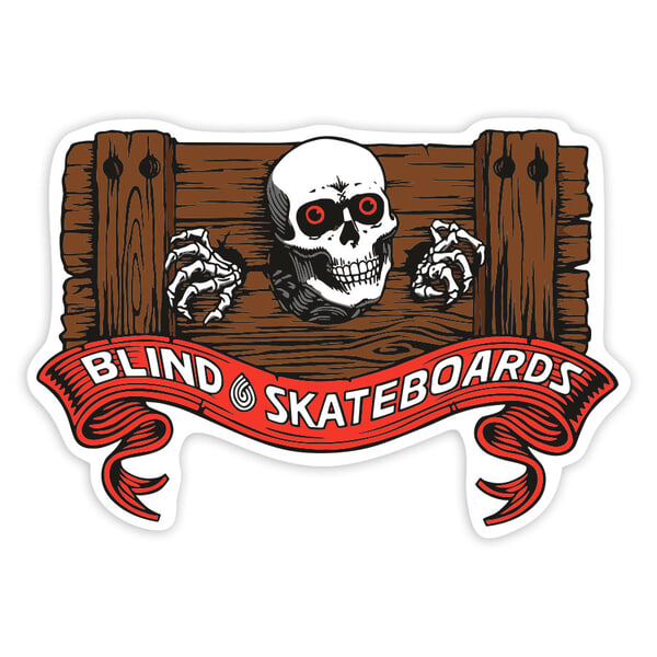 Autocollants: Blind Skateboards Crâne