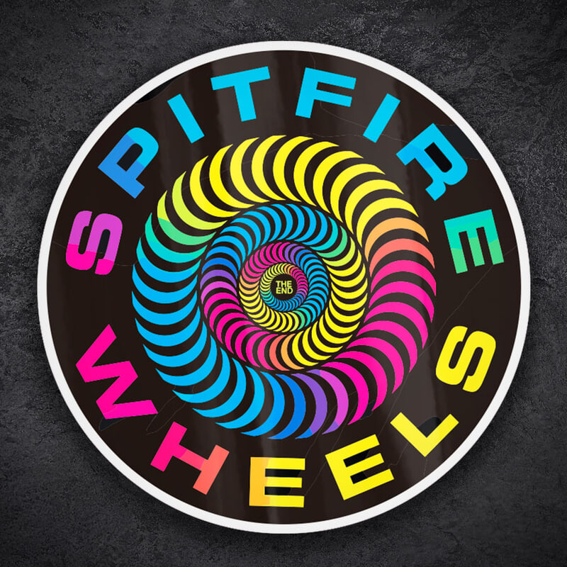 Autocollants: Spitfire Wheels Spirale