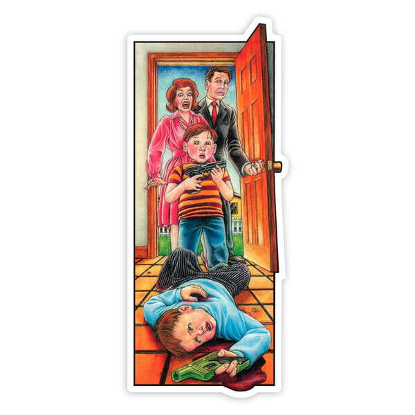 Autocollants: Blind Accidental Gun Death