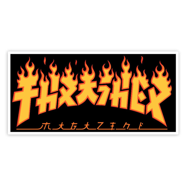 Autocollants: Thrasher Logo Japonais