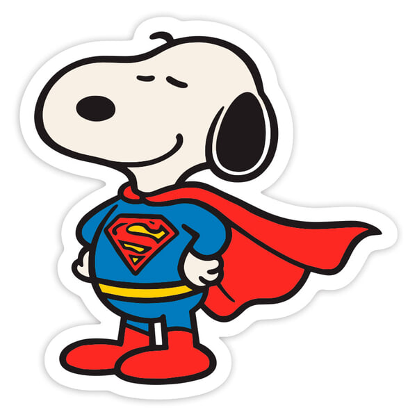 Autocollants: Snoopy Superman