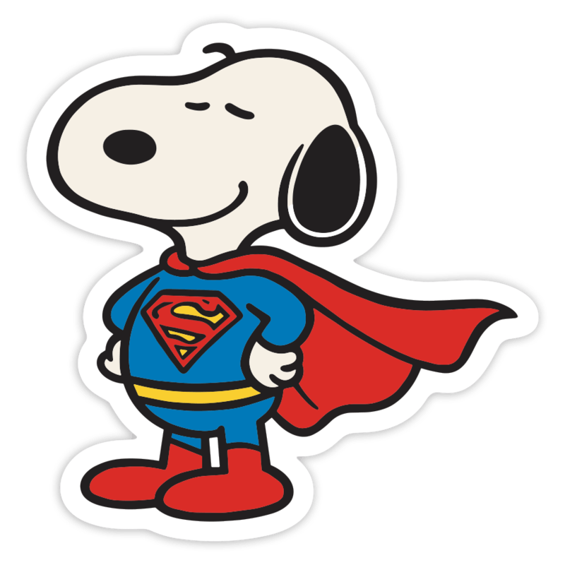 Autocollants: Snoopy Superman