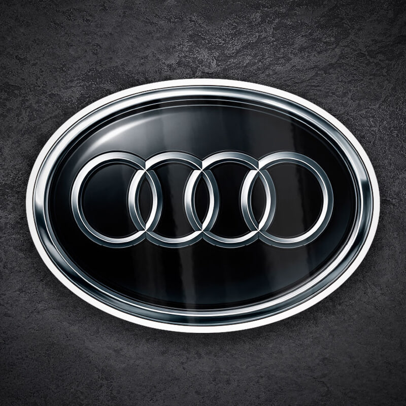Autocollants: Logo Audi Classique