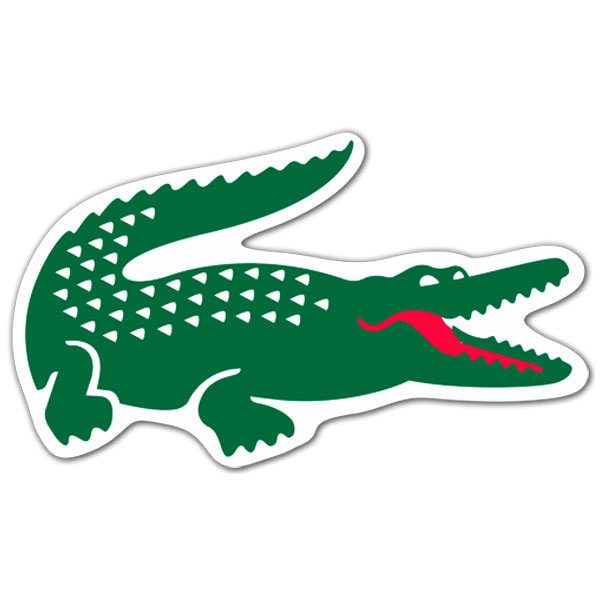 Autocollants: Crocodile Lacoste