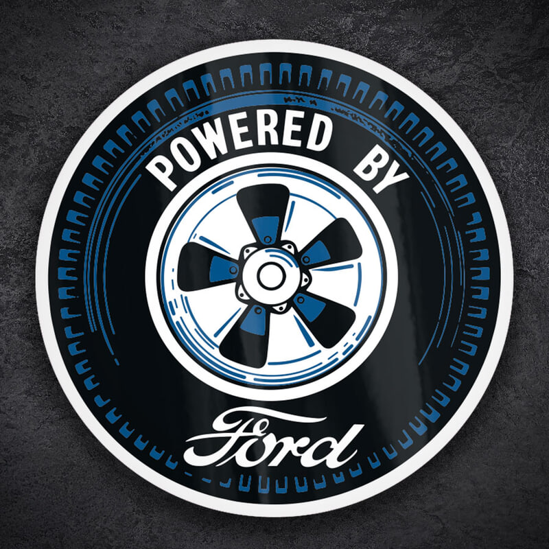 Autocollants: Powered by Ford