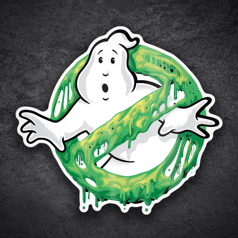 Autocollants: Logo Ghostbusters Slime