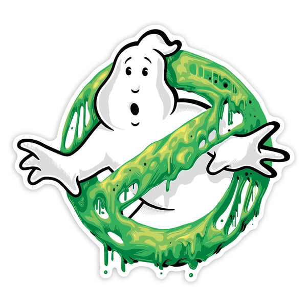 Autocollants: Logo Ghostbusters Slime