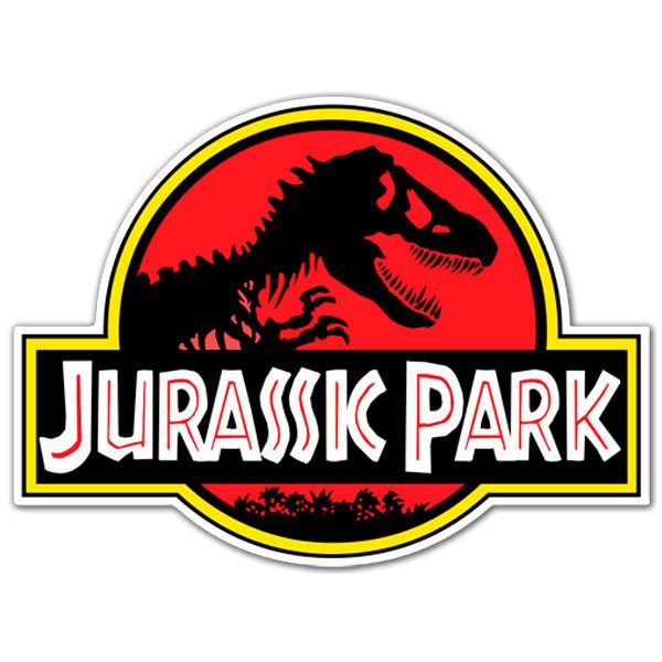 Autocollants: Jurassic Park Logo