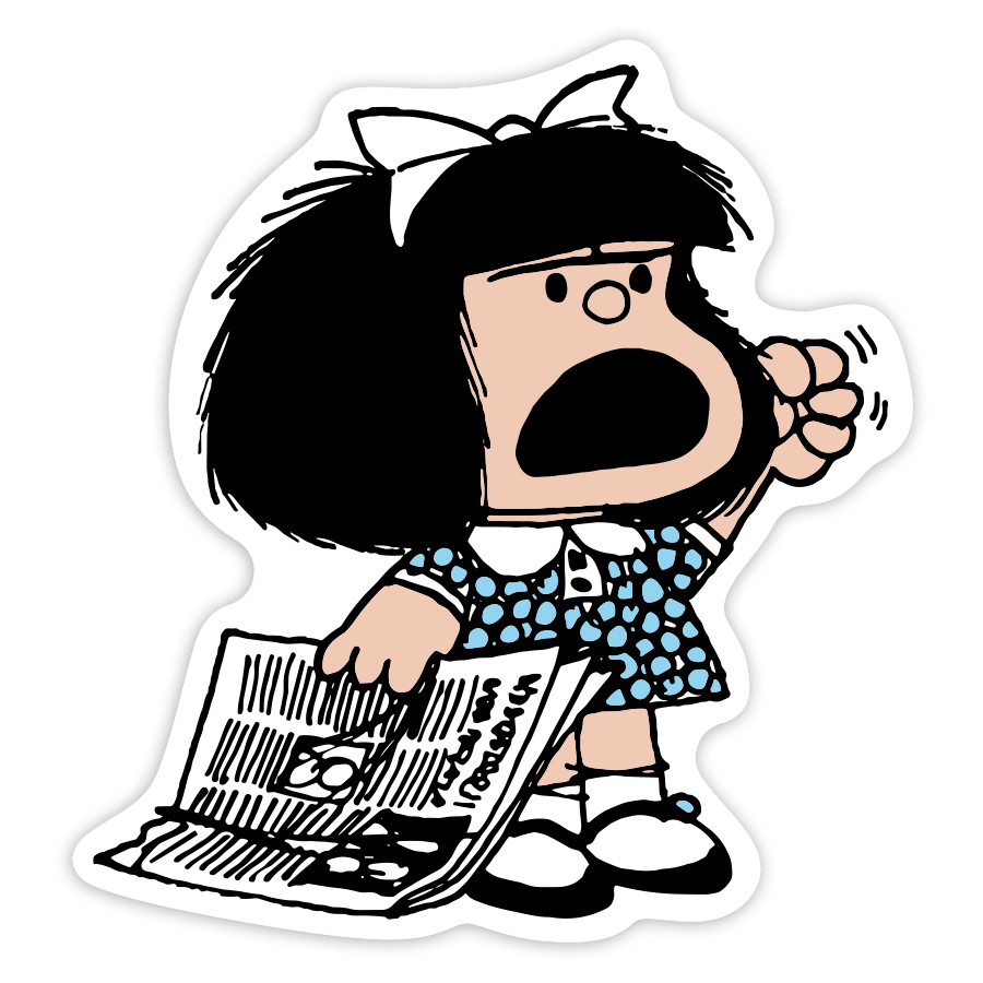 Autocollants: Mafalda Proteste Journal