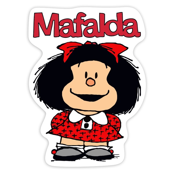 Autocollants: Mafalda Souriante