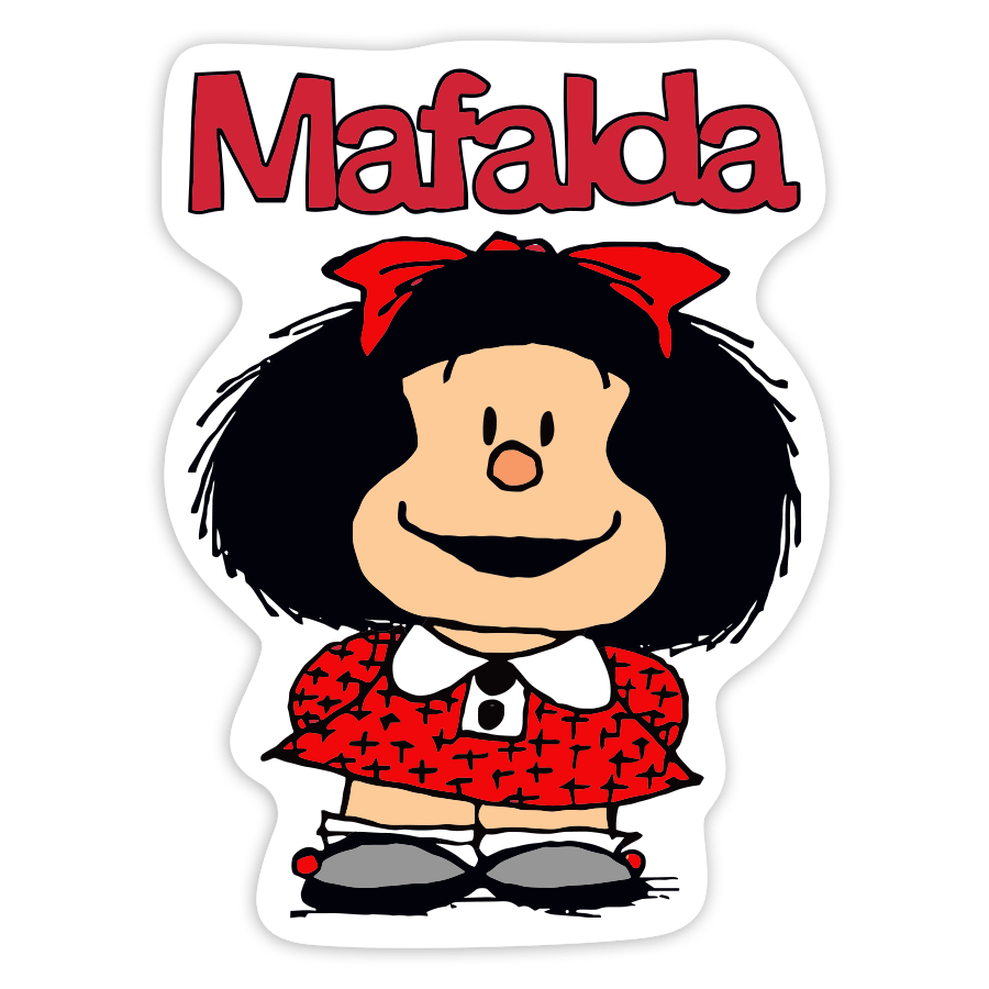 Autocollants: Mafalda Souriante