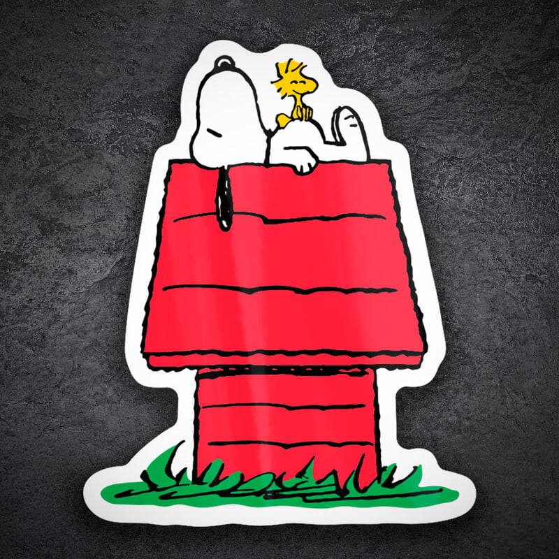 Autocollants: Snoopy et Woodstock Niche