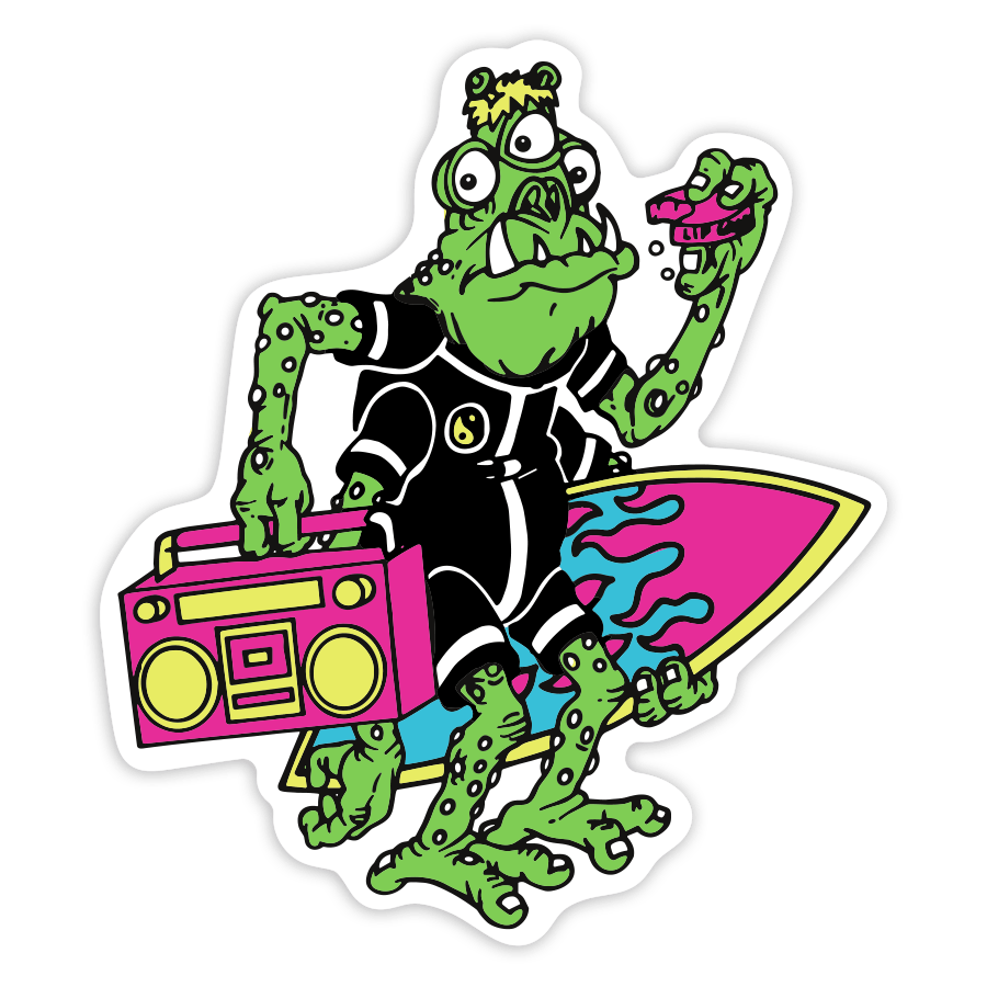 Autocollants: Surf Alien Punk