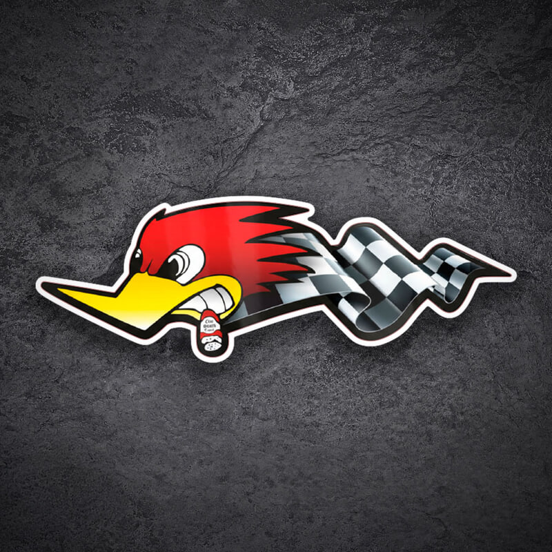 Autocollants: Mr. Horsepower Drapeau Racing