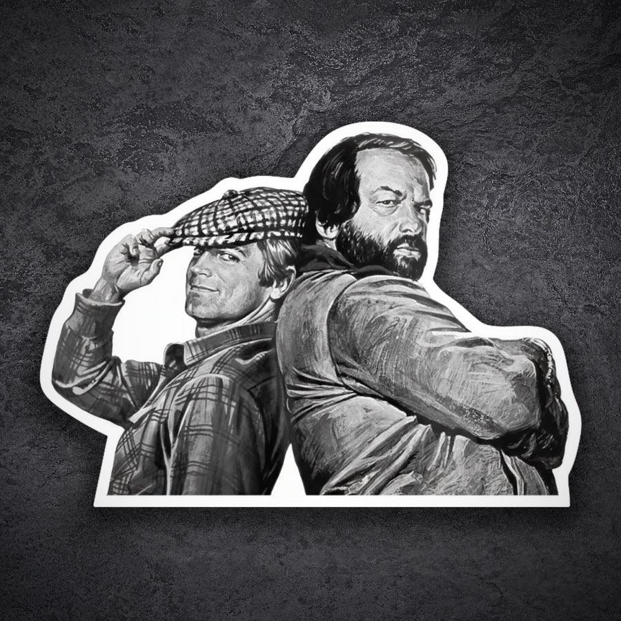 Autocollants: Bud Spencer y Terence Hill