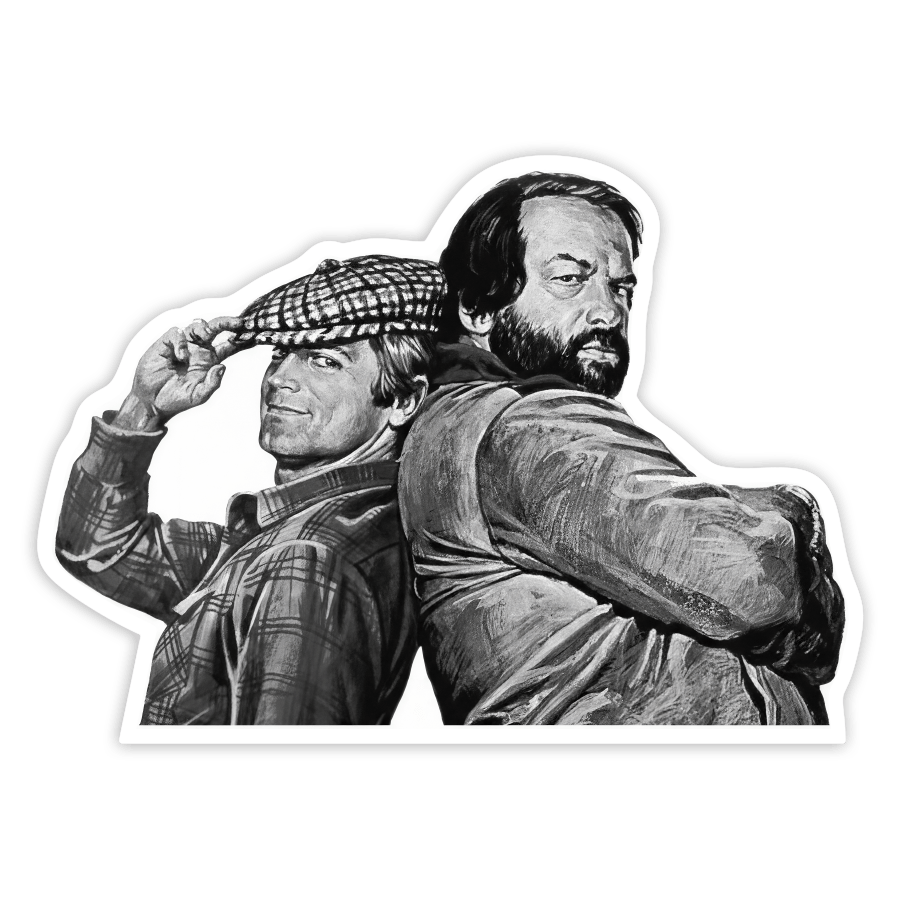 Autocollants: Bud Spencer y Terence Hill