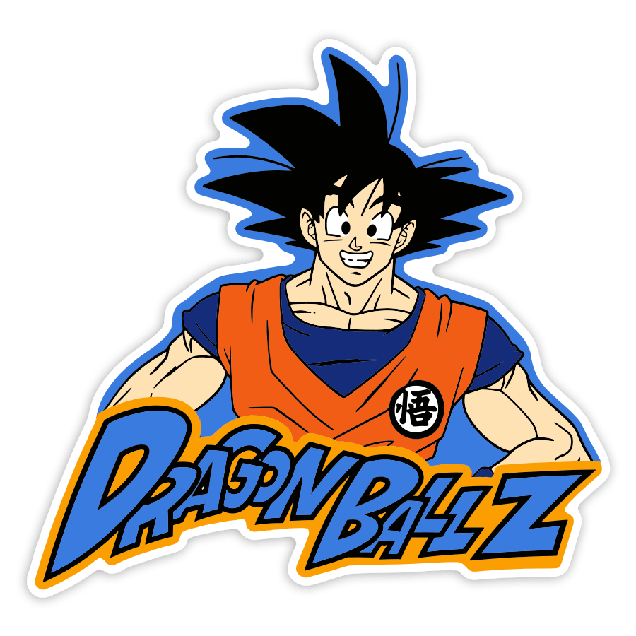 Autocollants: Dragon Ball Z Goku