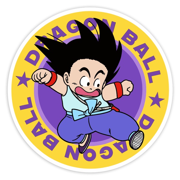 Autocollants: Dragon Ball Goku Enfant