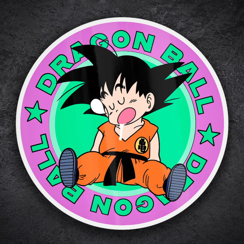 Autocollants: Dragon Ball Goku Endormi