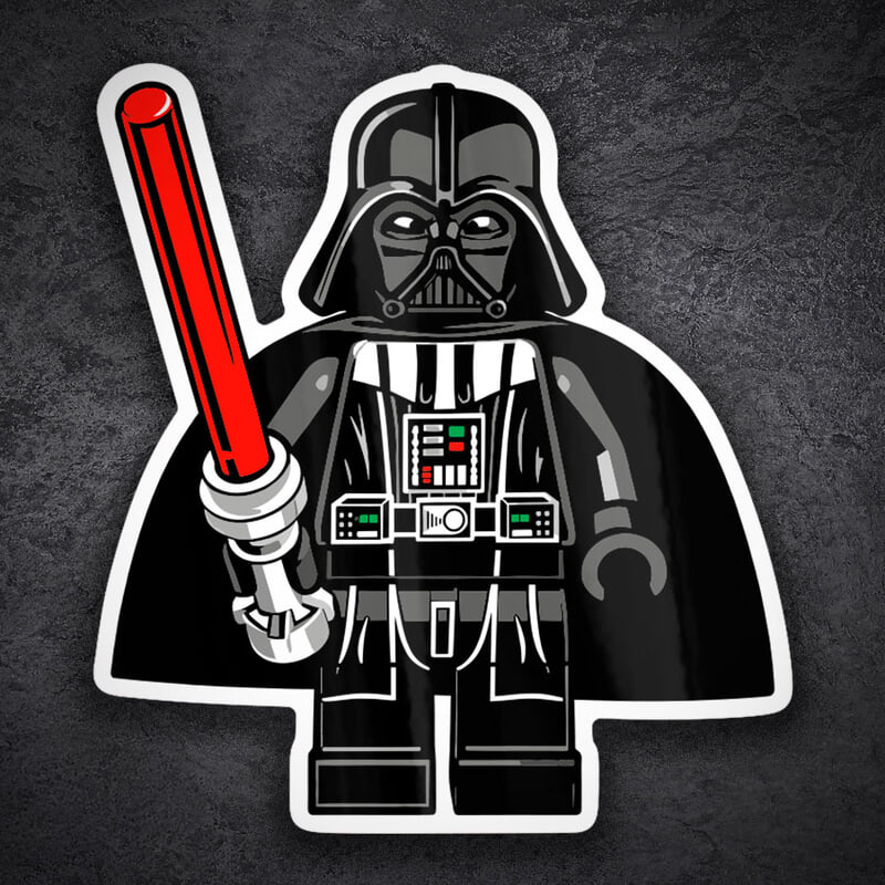 Autocollants: Lego Star Wars Darth Vader