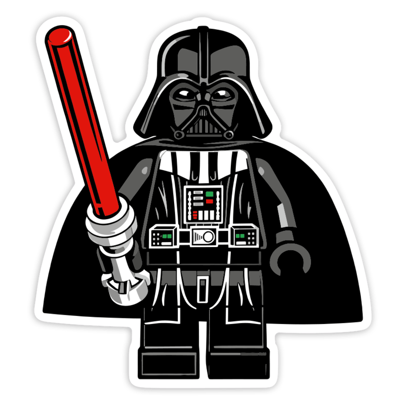 Autocollants: Lego Star Wars Darth Vader