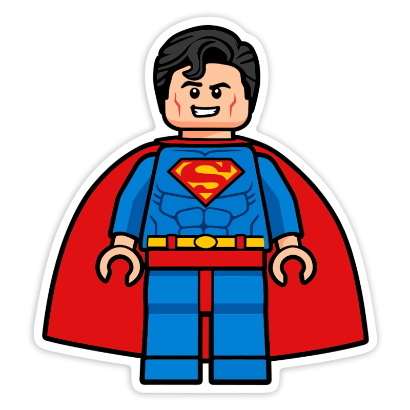 Autocollants: Lego DC Superman