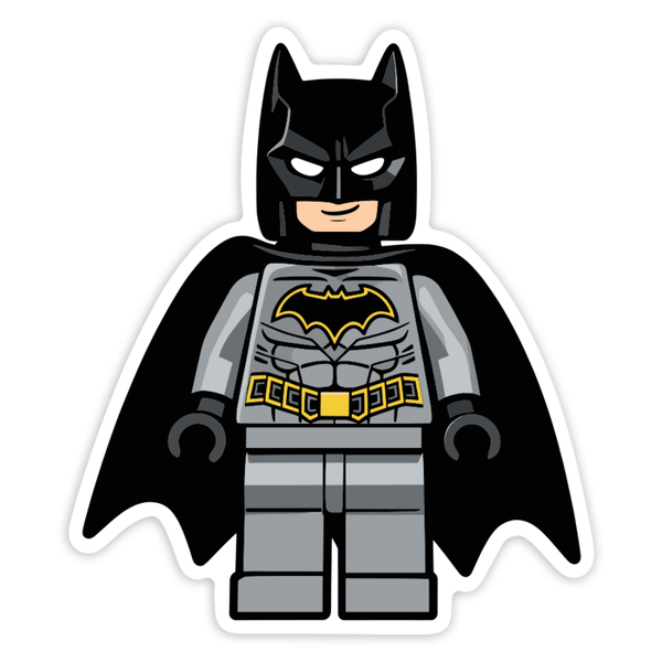 Autocollants: Lego DC Batman Costume Gris