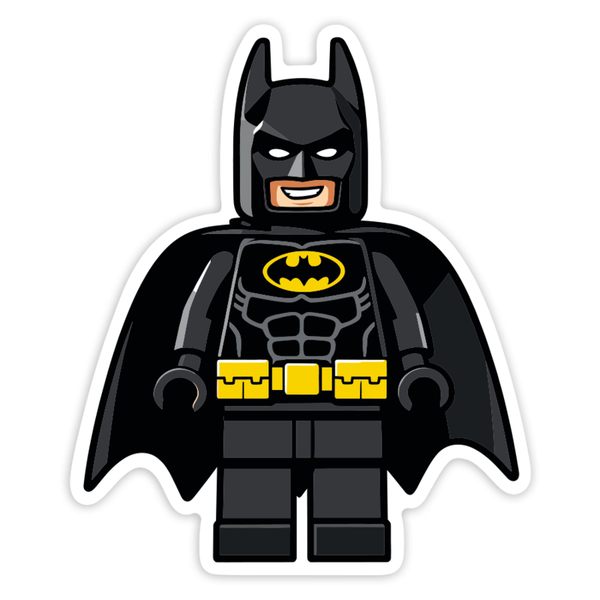 Autocollants: Lego DC Batman Costume Noir