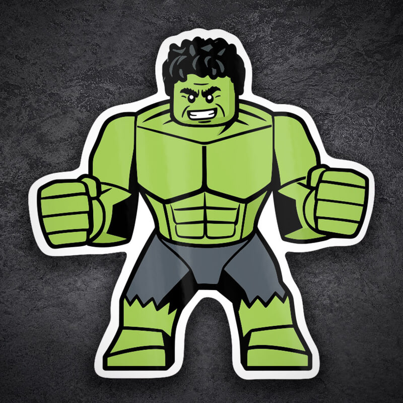 Autocollants: Lego Marvel Grand Hulk