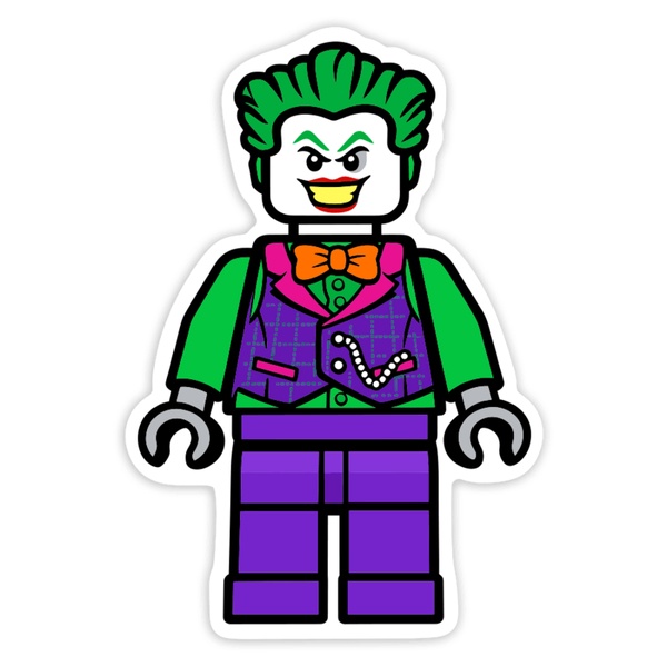 Autocollants: Lego DC Joker Moderne