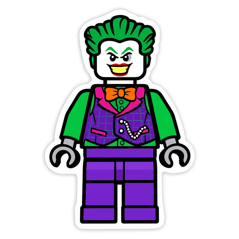 Autocollants: Lego DC Joker Moderne