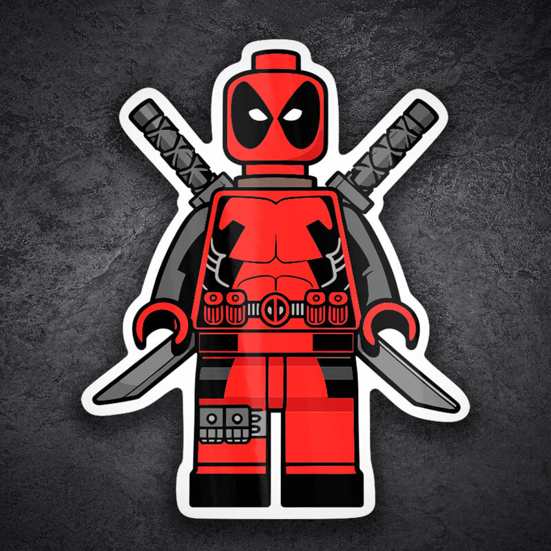 Autocollants: Lego Marvel Deadpool