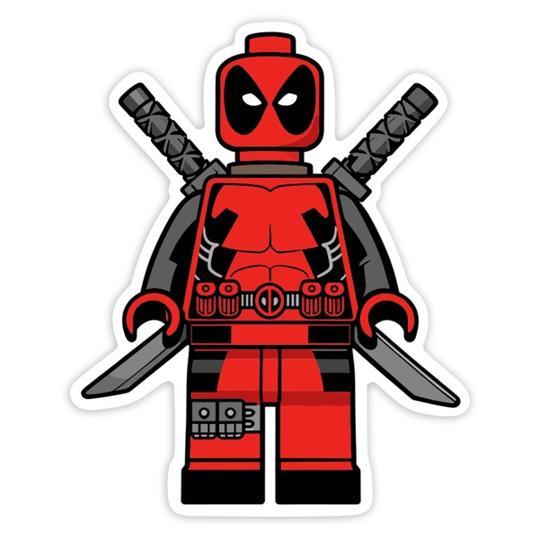 Autocollants: Lego Marvel Deadpool