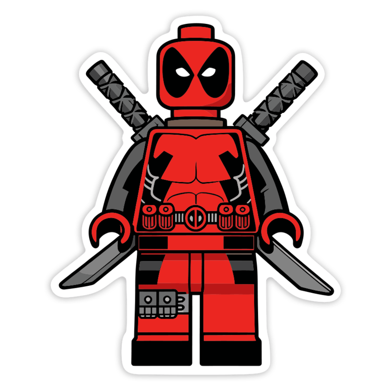 Autocollants: Lego Marvel Deadpool
