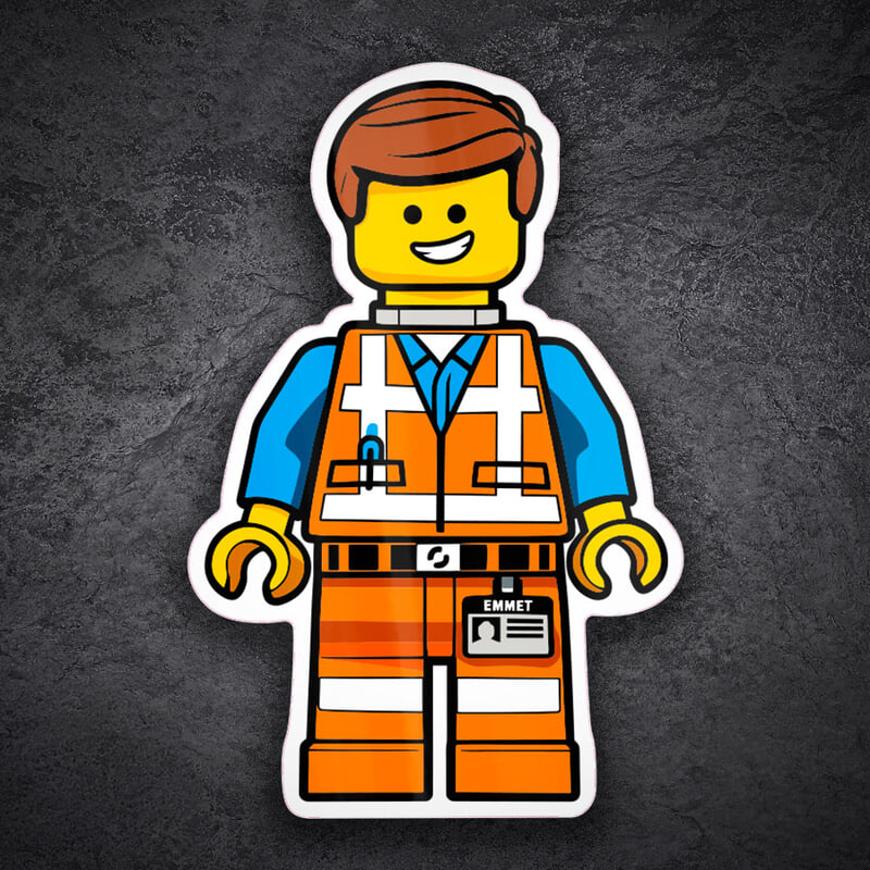 Autocollants: Lego Le Film Emmet