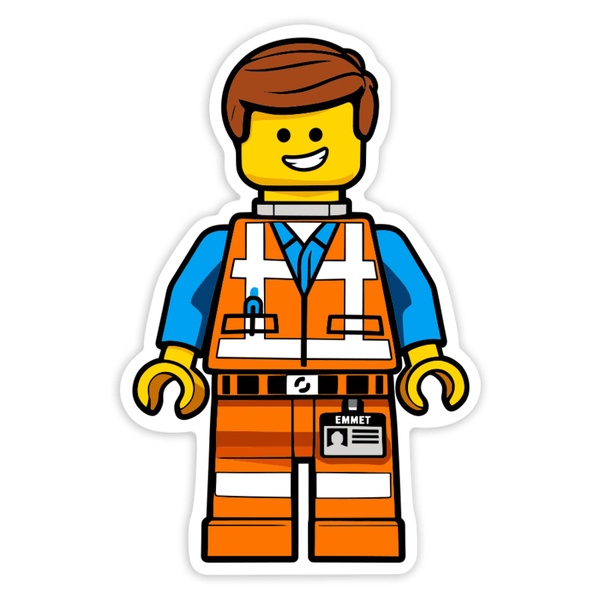 Autocollants: Lego Le Film Emmet