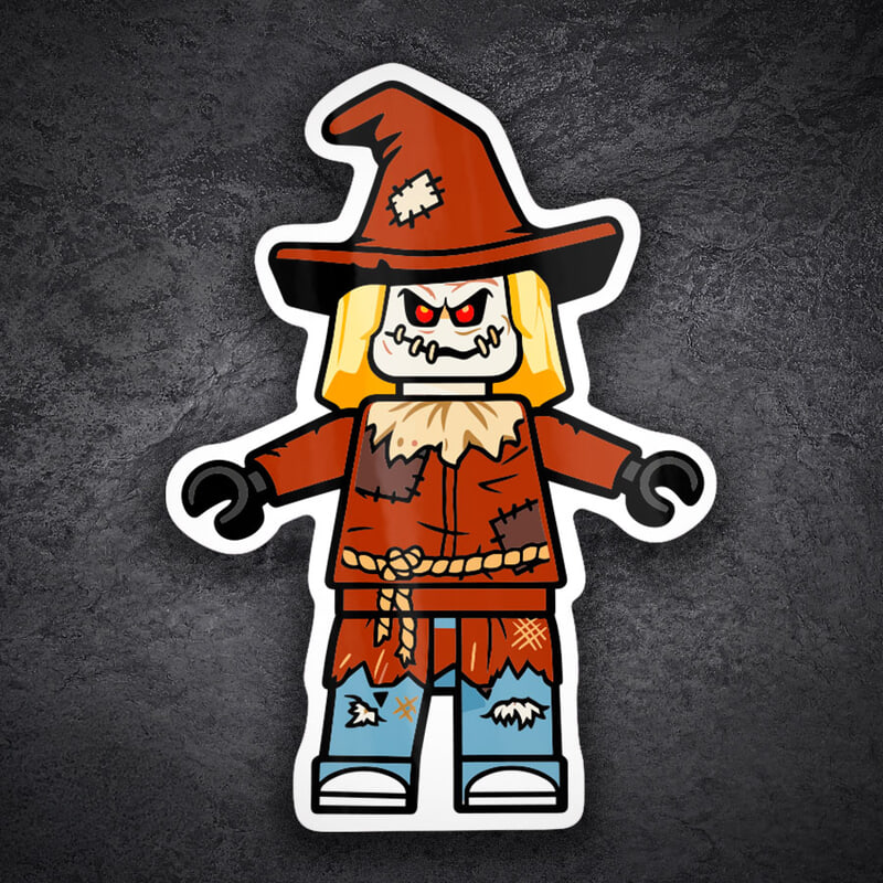 Autocollants: Lego Épouvantail Ensorcelé