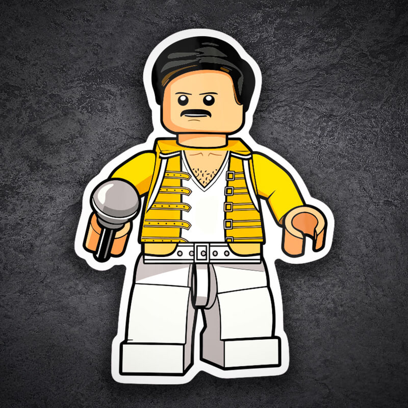 Autocollants: Lego Freddie Mercury