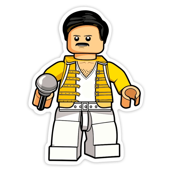 Autocollants: Lego Freddie Mercury
