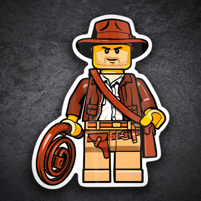 Autocollants: Lego Indiana Jones