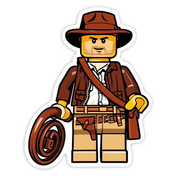 Autocollants: Lego Indiana Jones
