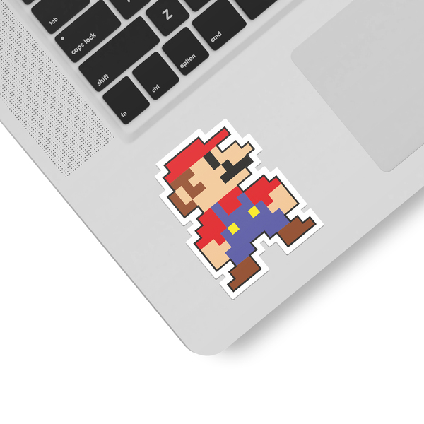 Autocollants: Mario Bros Pixel