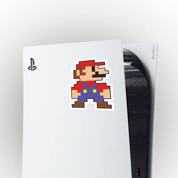 Autocollants: Mario Bros Pixel 4