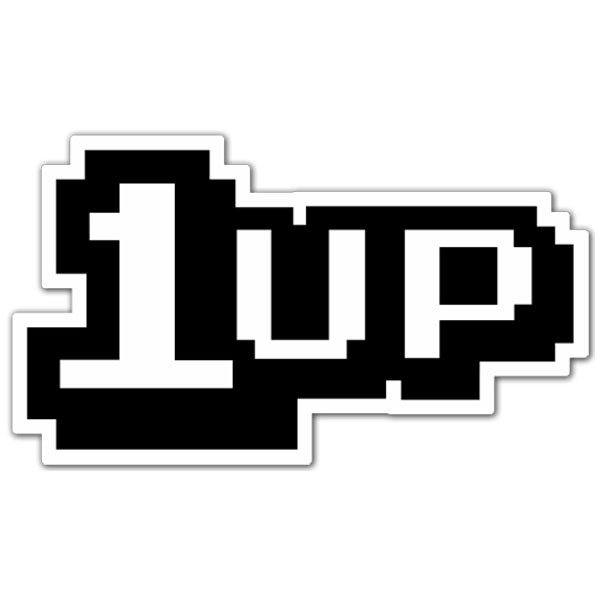 Autocollants: 1up Extra Life