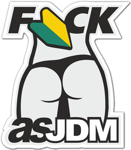 Autocollants: Fuck as JDM