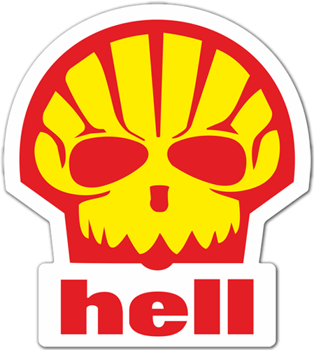 Autocollants: Cr&acirc;ne infernal Dise&ntilde;o Vinilo Decorativo